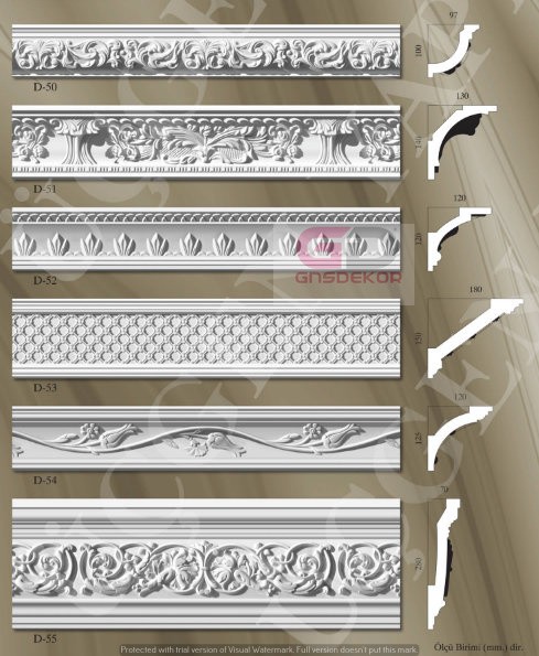 6 Desenli Kartonpiyer Modelleri